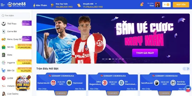 Thiên đường khuyến mãi tại ONE88