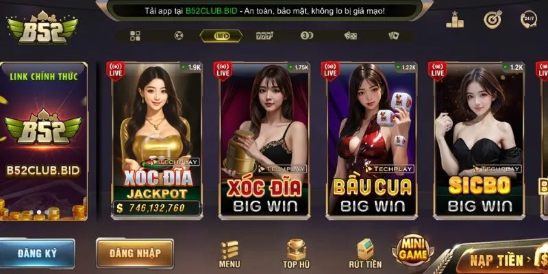 B52 - Cổng game uy tín năm 2026 