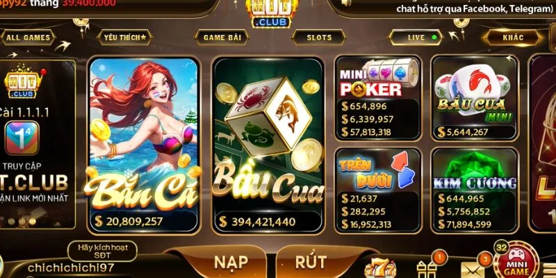 HITCLUB đạt mốc hàng triệu lượt truy cập mỗi tháng 